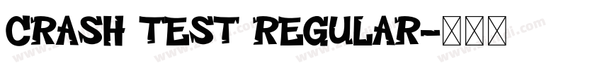 Crash Test Regular字体转换